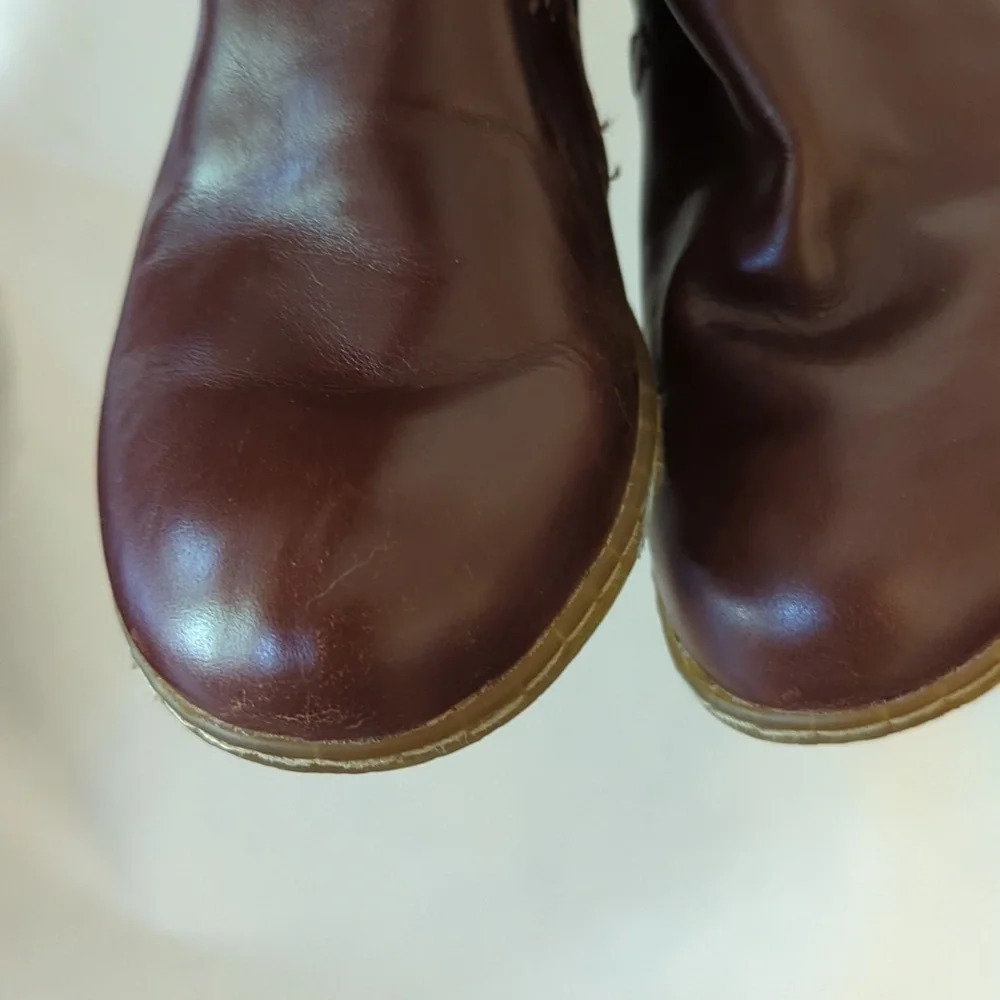 Rare Doc martens leather slouchy buckle vintage winter fall boots Size 6 - Picture 7 of 11